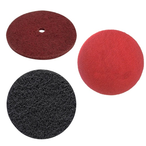 DISCO FIBRA ABRASIVA 16" NEGRO, MARRÓN Y ROJO                                                                                                                                                                                                                        